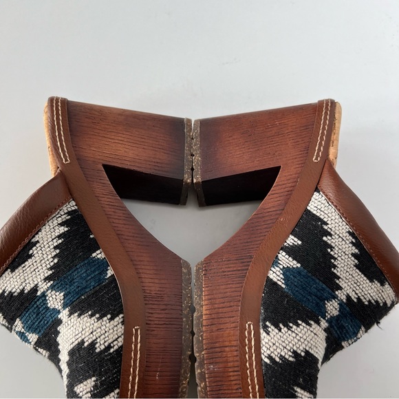 Kork-Ease Korks Lori Clog Mule Geometric Print Aztec Southwestern Boho size 7 - Picture 15 of 15